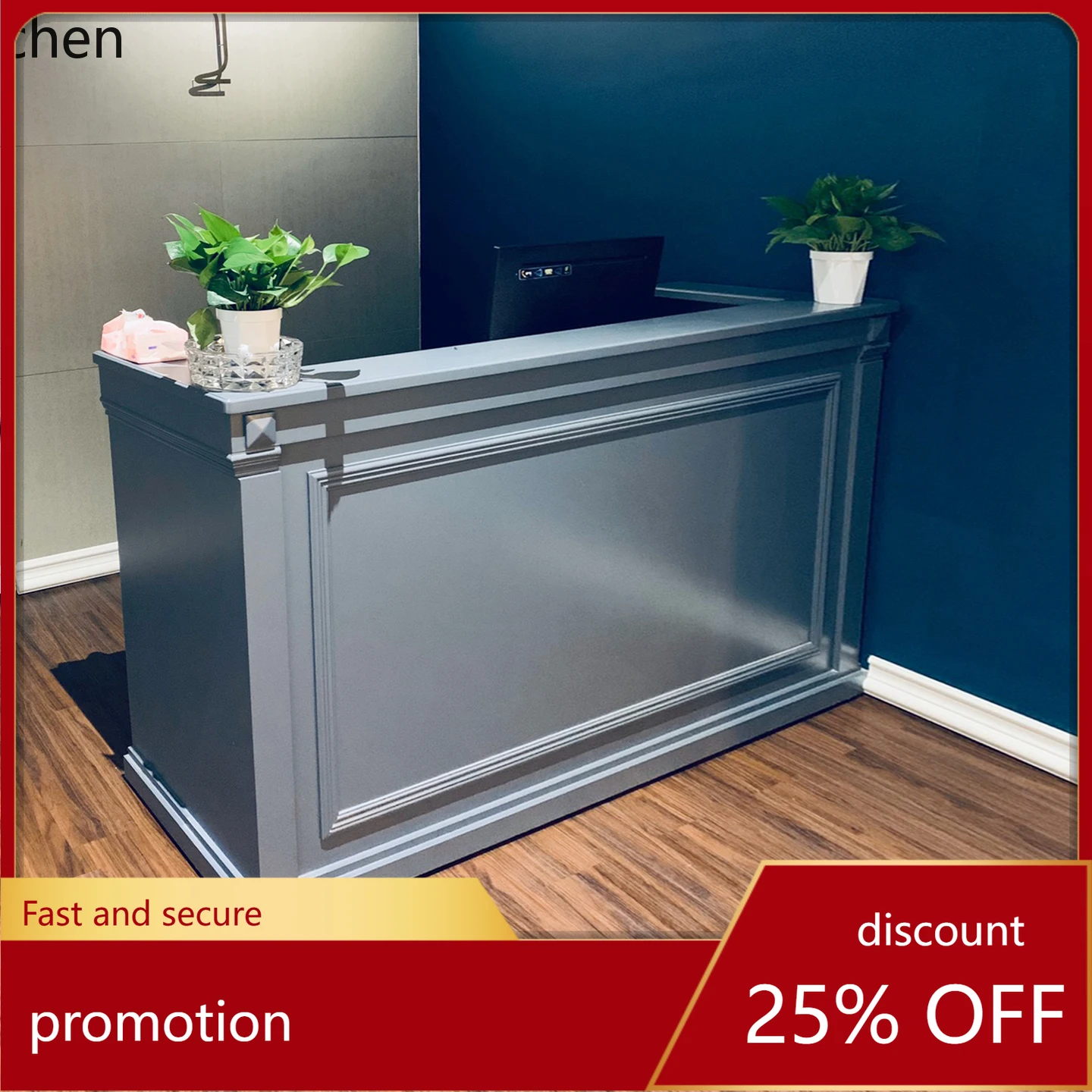 

Стол-прилавок ZMLsimple для магазина одежды, парикмахерской, салона красоты и маникюра