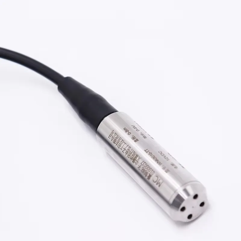Stainless steel 4-20ma 0.5-4 submersible level sensor for tank rivers and lakes
