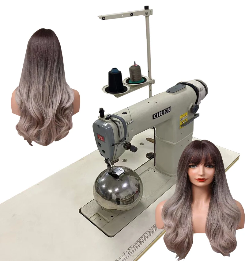 

Industrial Human Hair Wig Making Machinery Single Needle Sewing Machine For Wigs RN-810JF
