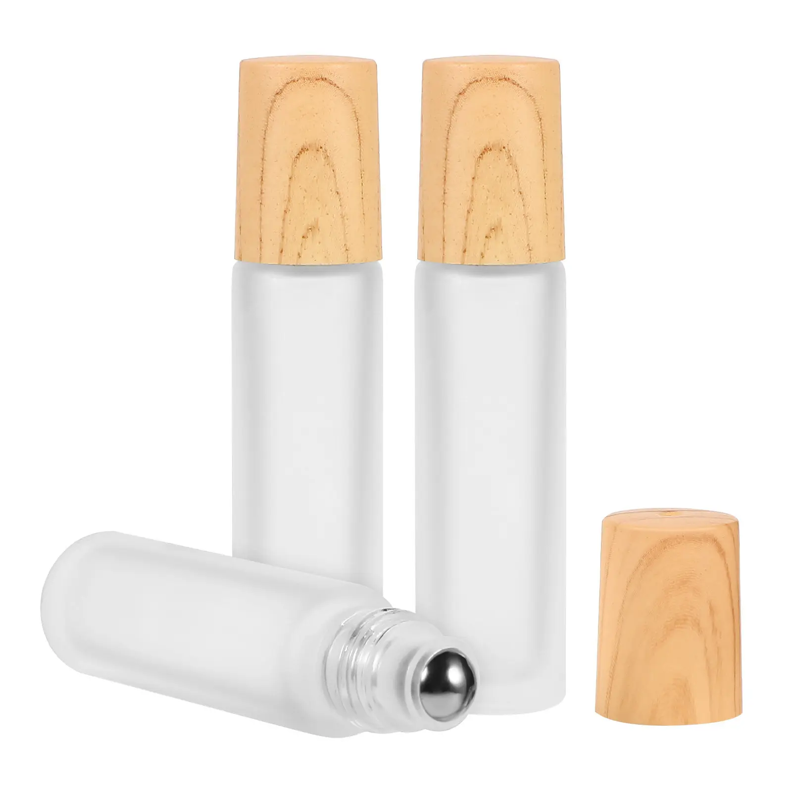 

3Pcs 10ml Refillable Roller Balls for Essential Oils Leakproof Glass Bottles Travel Friendly and Durable Roller Bottles