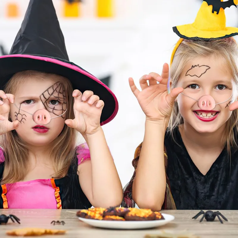 1/10 قطعة مضحك اللاتكس خنزير خطم قناع وهمية المطاط خنزير الأنف الأطفال الكبار هدايا حفلة تأثيري الدعائم هالوين عطلة الديكور #2