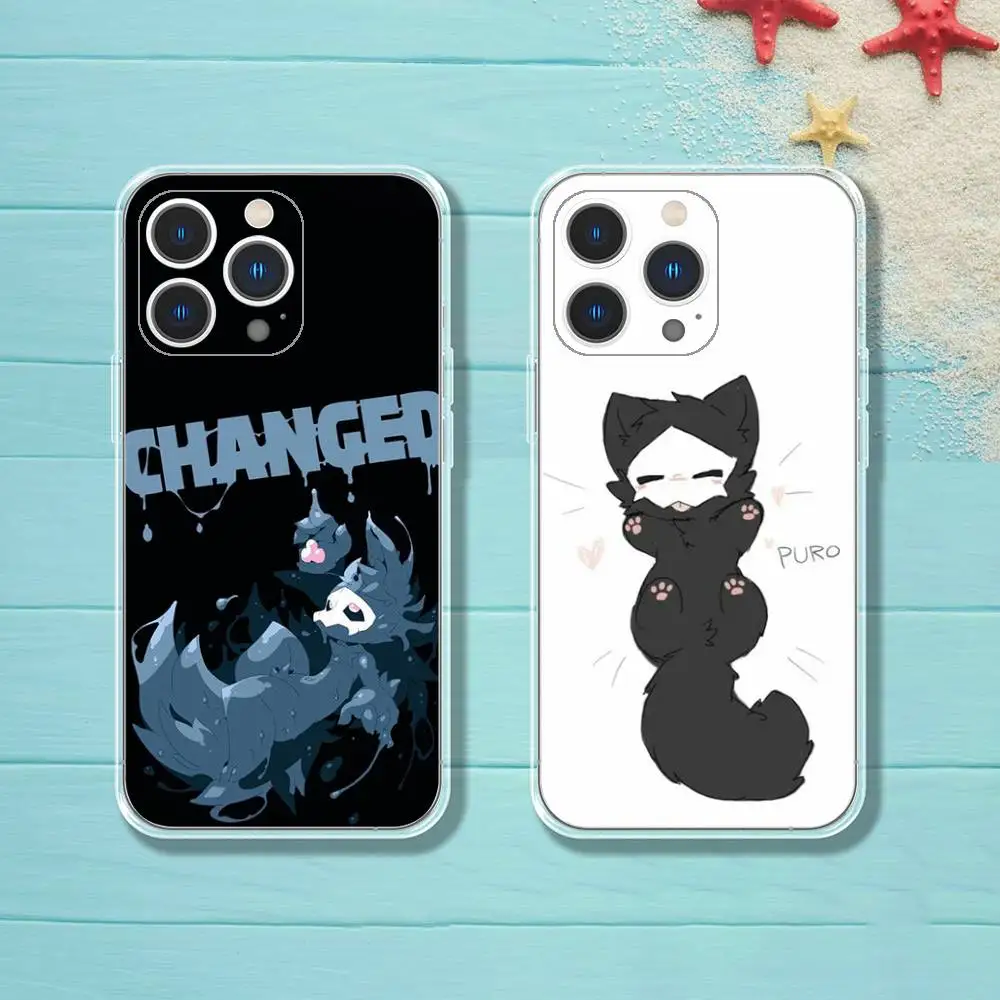 

Cute Changed Furry Art Phone Case iPhone 16 17 15 14 13 12 11 Pro Max Plus Mini Clear Full Back Cover Silicone Soft Shell
