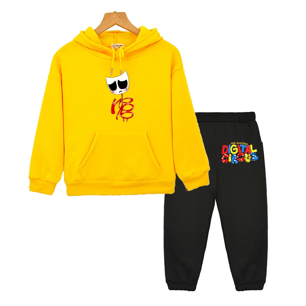 The Amazing Digital Circus Gangle Funny Aesthetic Hoodies and Pants Set Harajuku Casual Manga Sweatshirts Boys/Girls Clothing