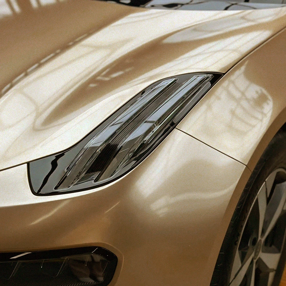

Car Sticker Metal Paint Deep Champagne Auto Wrap Film Color Change Vinyl Film PVC PET Bubble Free Car Accessories Auto Decals
