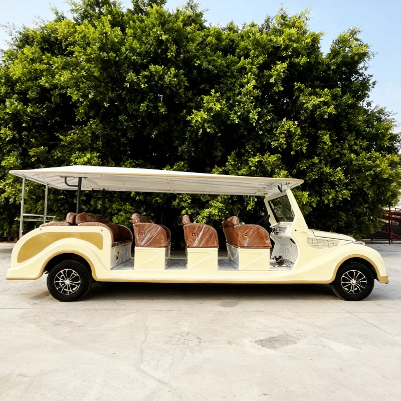 سيارة كلاسيكية فاخرة بتصميم جديد بسعر المصنع، مقاومة للماء، شمس 5 8 مقاعد، بطارية ليثيوم 72 فولت، سيارة كلاسيكية كهربائية عتيقة