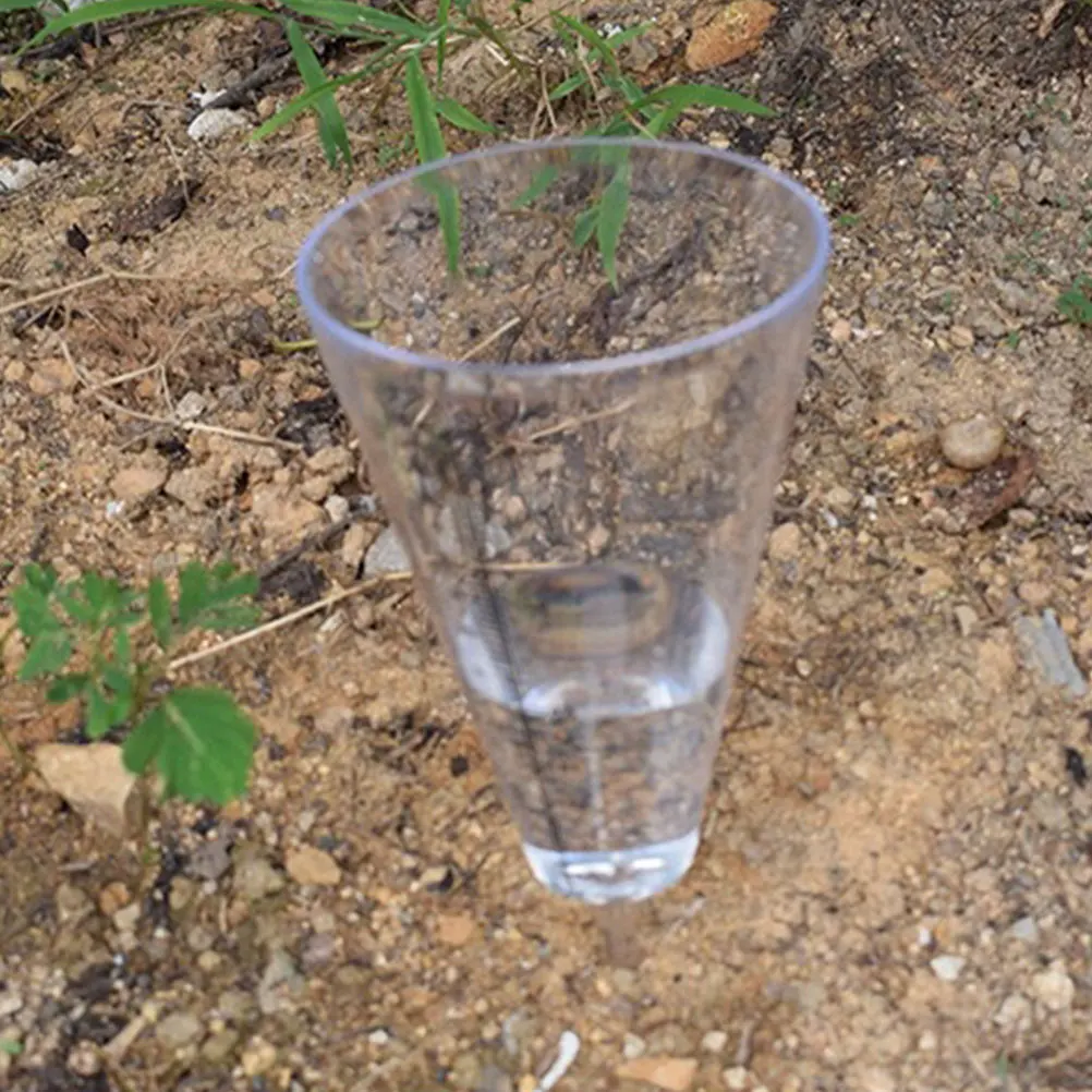 

Rain Gauge Cone Shaped Measuring Cup Transparent Clear Scale for Garden Farming Meteorology Sprinkler Watering Outdoor
