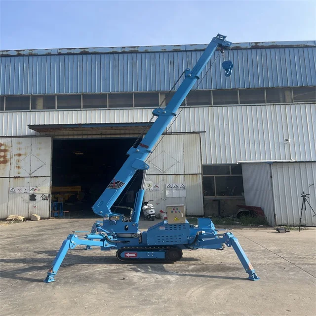 

3-ton Crawler Spider Crane, Height Telescopic Arm Mobile Lift, Crawler Crane