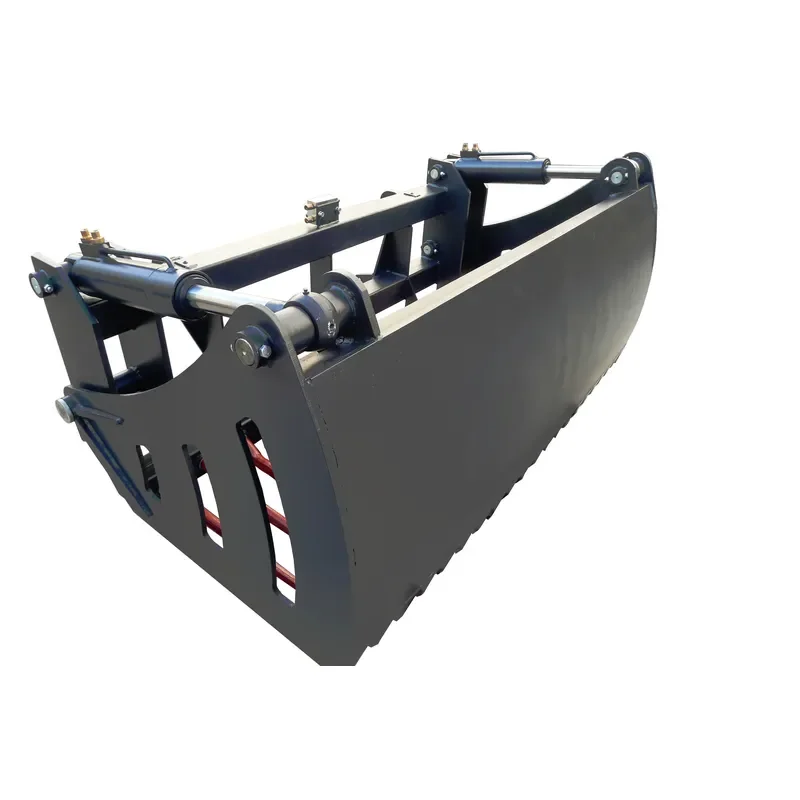 Silage Shear Grab Tractor Attachment for Farm Machines | Heavy-Duty Agricultural Loader Implement