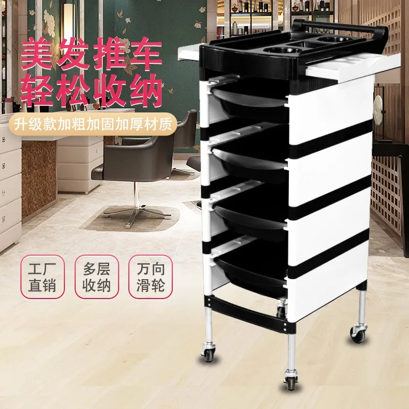 New trolley hair salon tool trolley retro barber shop perm and dye hairdresser special direct sales