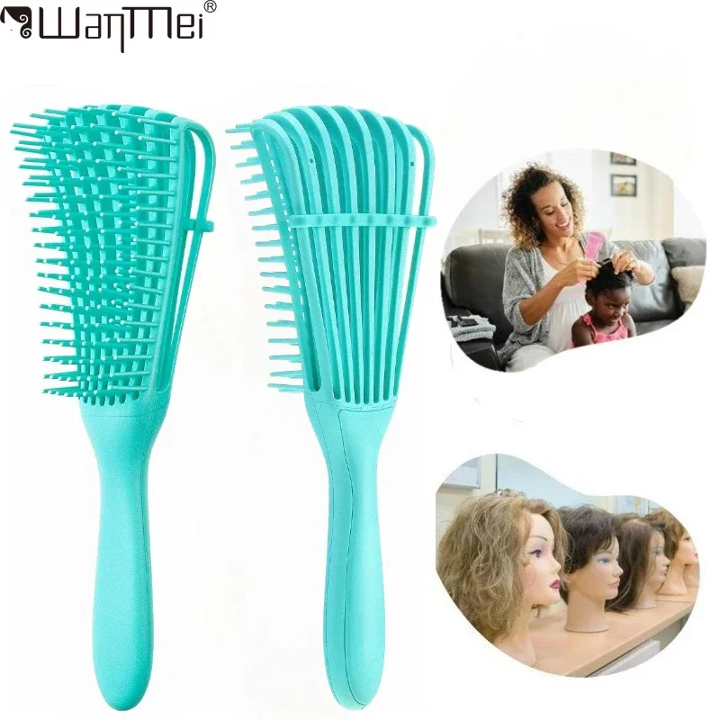 WANMEI Detangling Hair Brush Scalp Massage Hair Comb Detangling Brush for Curly Hair Brush Detangler Hairbrush Women Men Salon