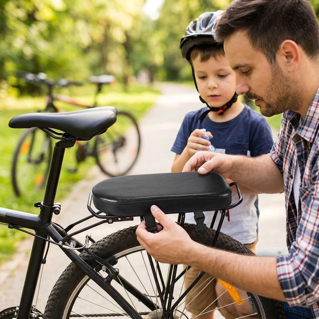 Cycling In City - Almohadilla impermeable acolchada para el asiento