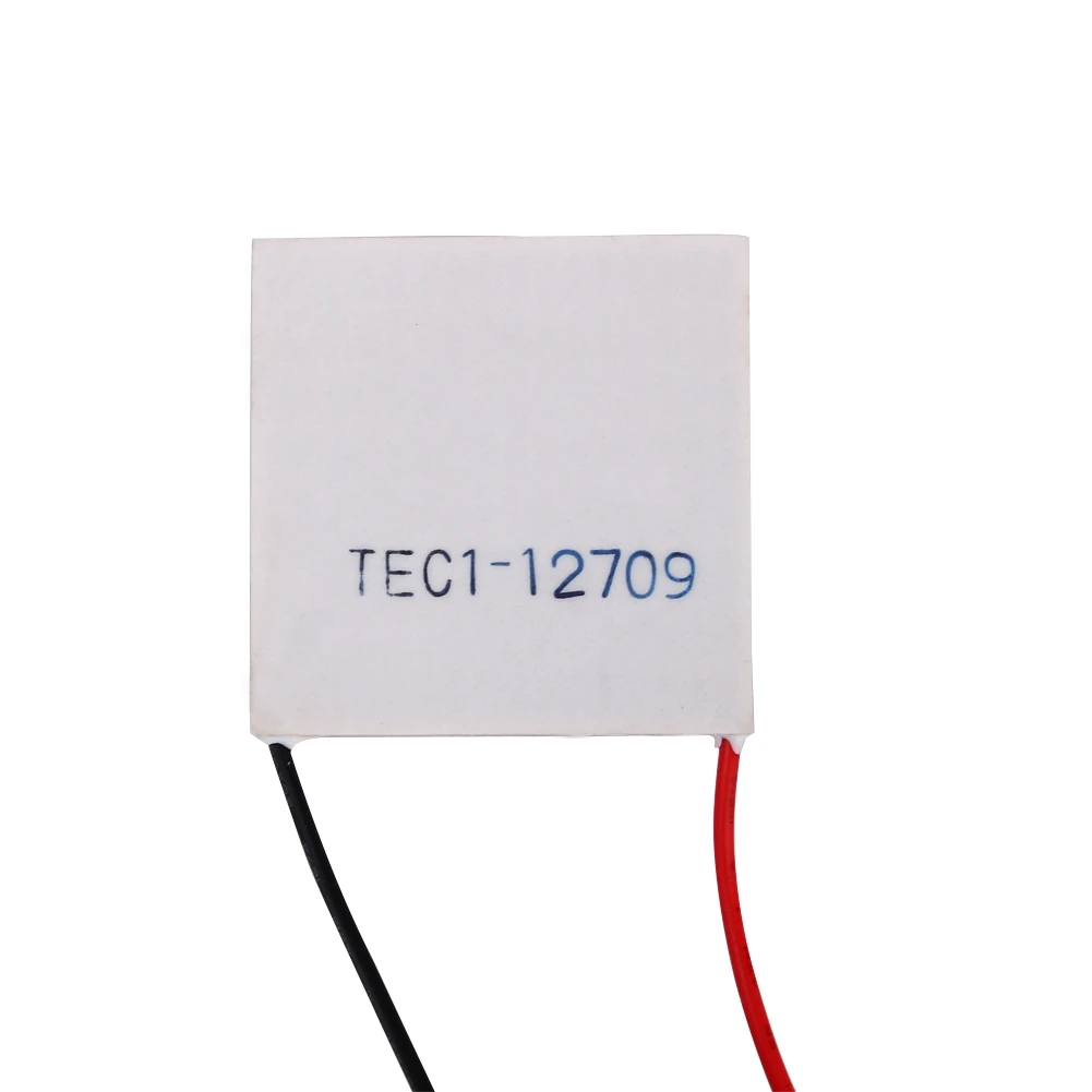 E9 12V TEC1-12709 100W Thermoelectric Cooler Peltier Plate 40mm x 40mm Heatsink TEC1-12709 Thermoelectric Cooler Peltier Plate