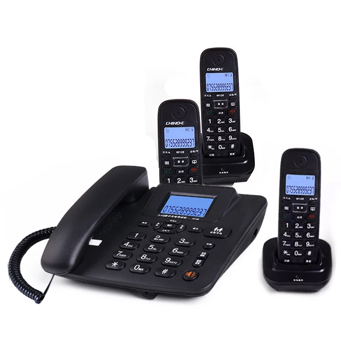 Variant: black 3 handsets