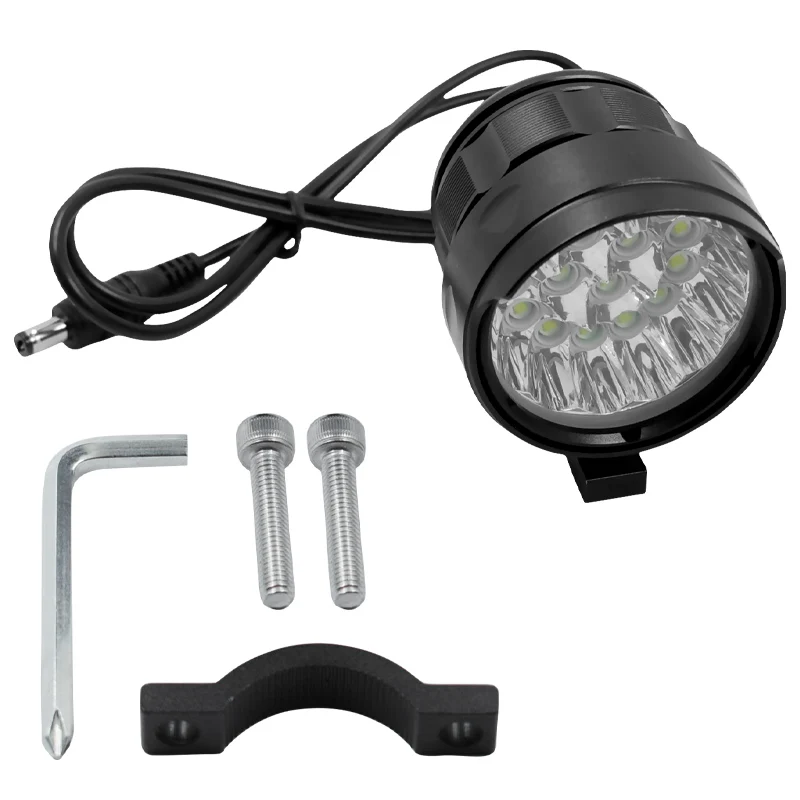 20000 Lumen Bicycle Light 18*T6 LED Cycling Front Light Bike Lights Waterproof Bike Lamp + Rechargeable 18650 Battery Pack