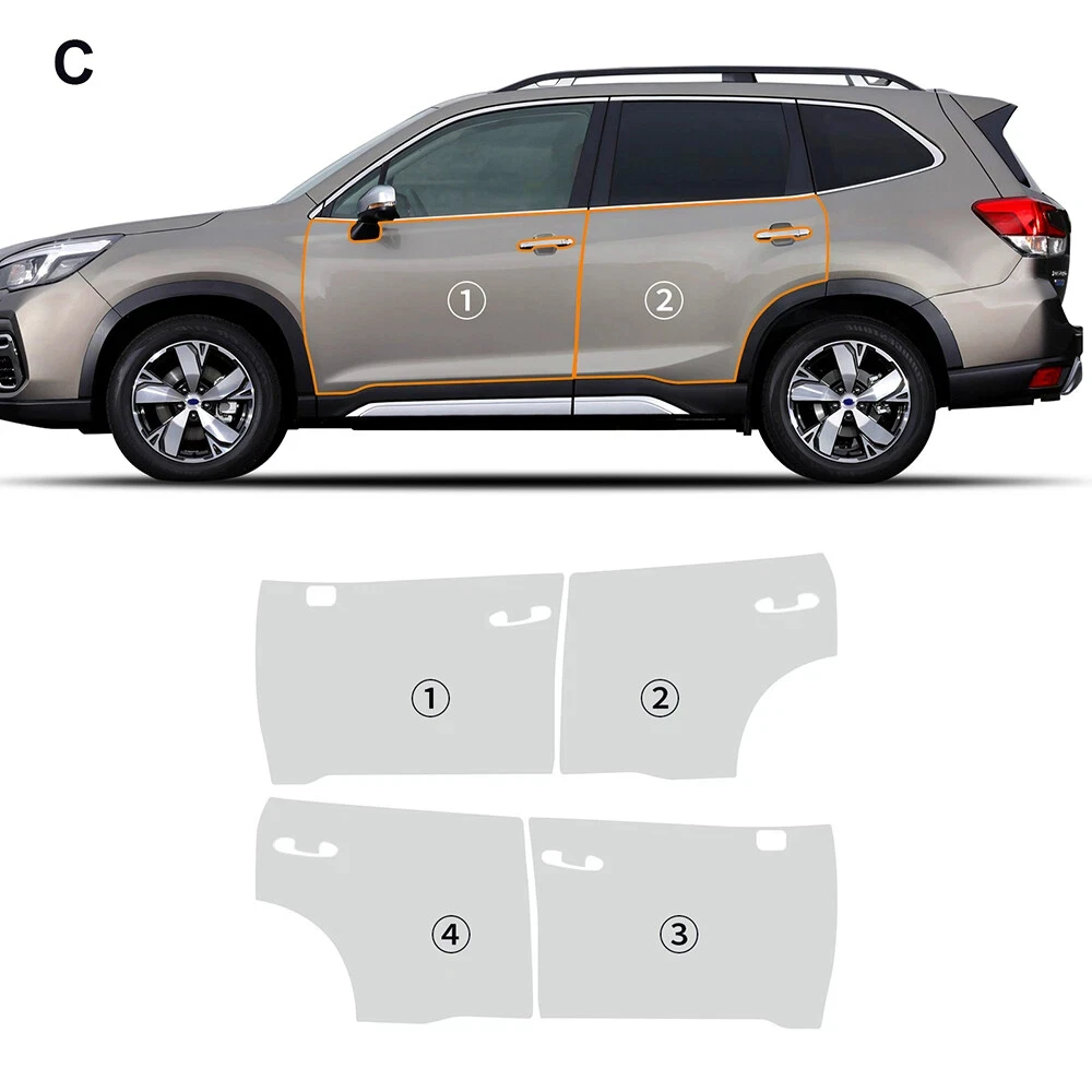 

8.5Mil Pre-cut PPF For Subaru Forester 2019-2021 TPU Matte Clear Paint Protection Film Scratch-Resistant Exterior Accessories
