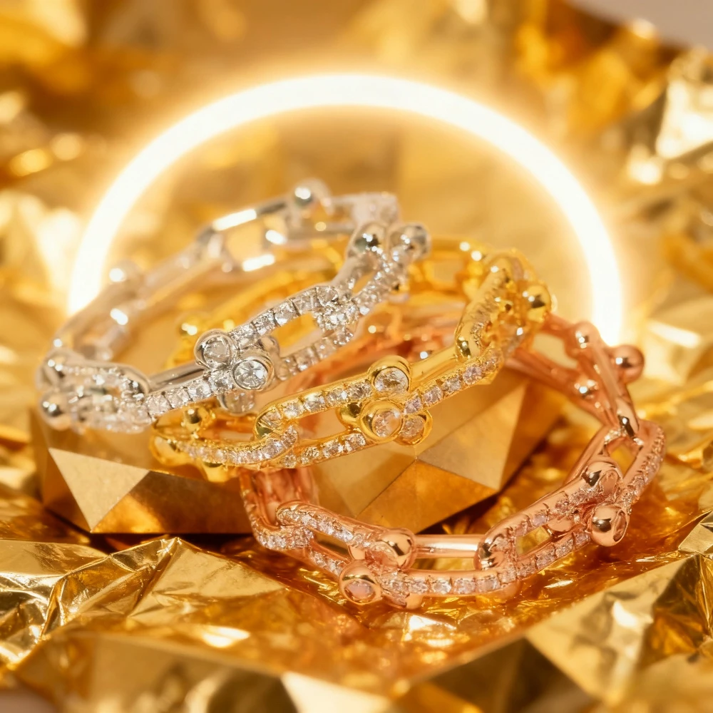 

2025 Новые элегантные аксессуары Элегантные популярные женские евро - Am. Стильное кольцо отлично подходит для юбилея и Дня святого Валентина