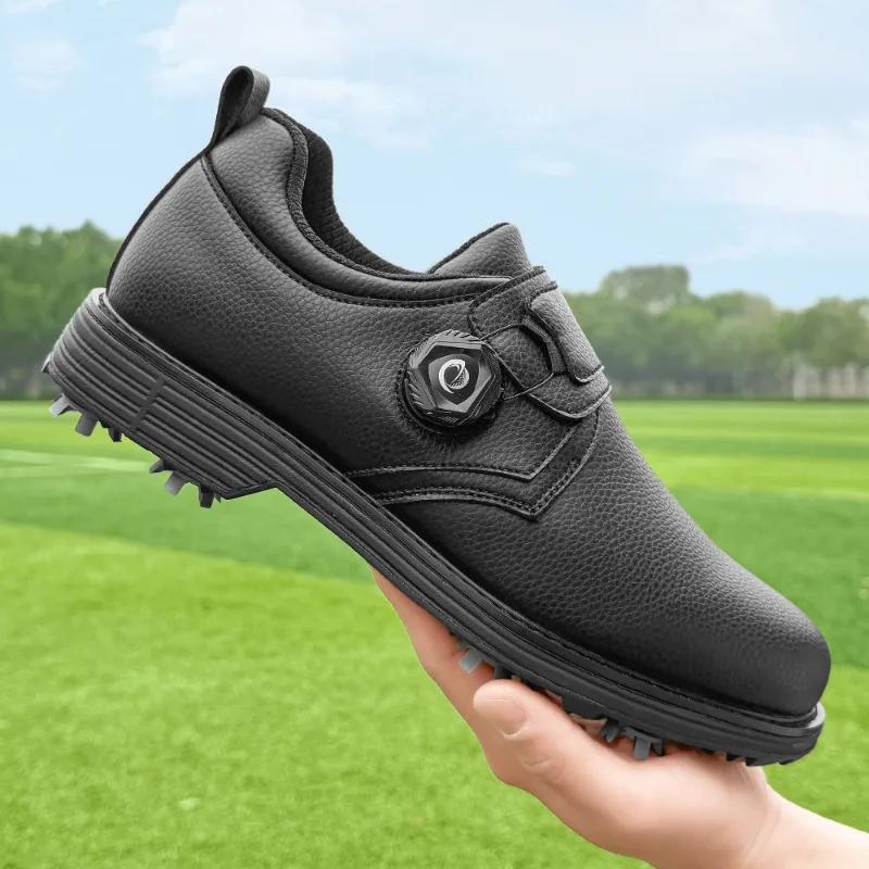 Original Brand Professional Men Golf Shoe Designer Quick Lacing Gym Sneakers Top Quality Wearable Golf  Athletic Fitness Shoe