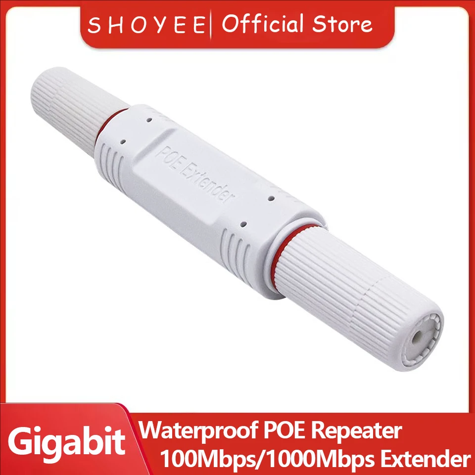 New POE Extender/Repeater Outdoor Waterproof 200meters Extension POE injector Adapter IEEE802.3at/af