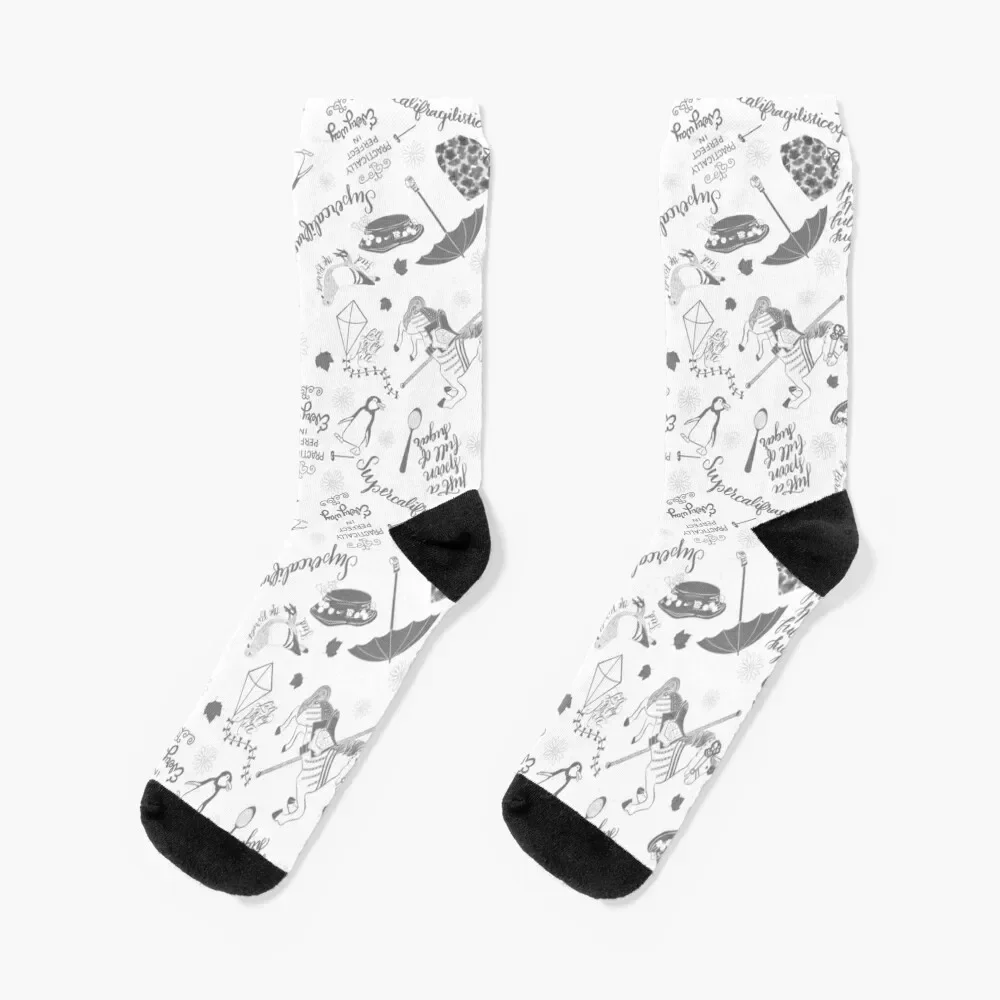 Mary Poppins Socks Wholesale designer luxe crazy Luxury Woman Socks Men's