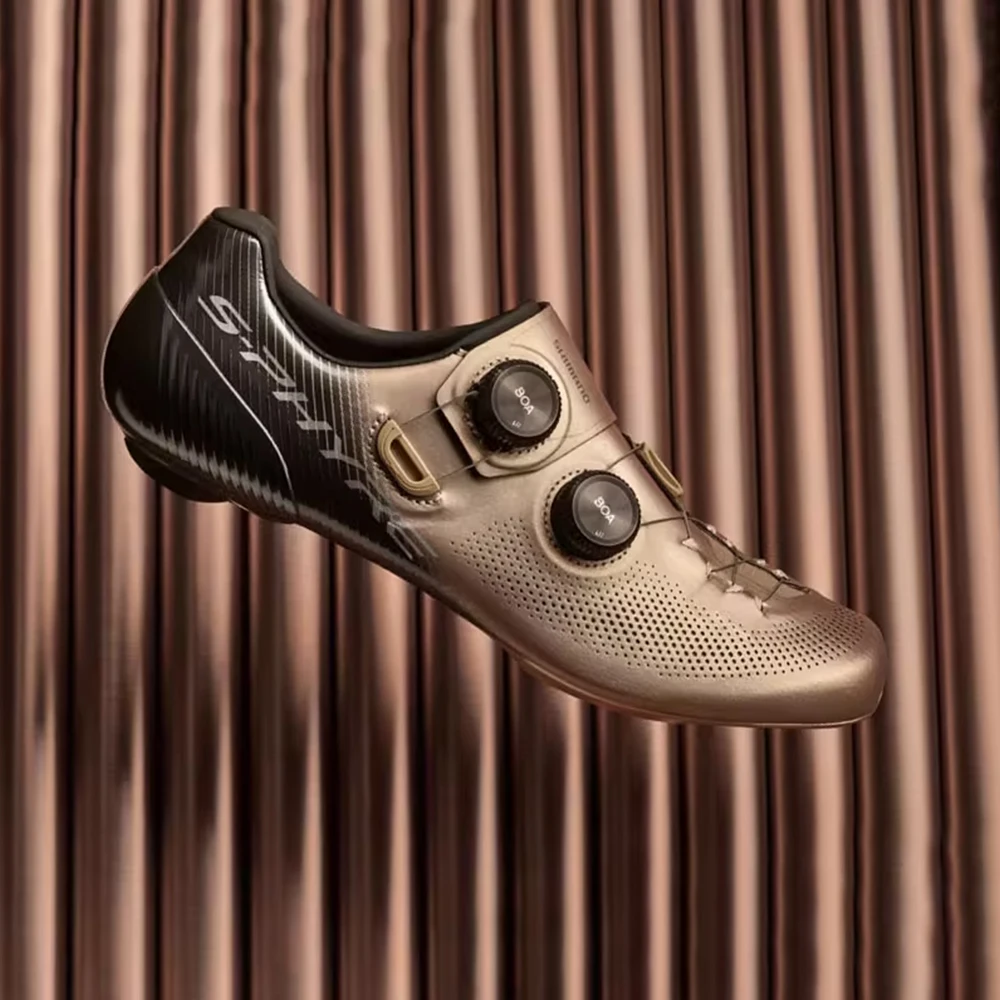 SHIMANO RC903 Road Cycling Shoes SPD-SL Carbon Sole Racing Bike Shoes for Men Lightweight Breathable Lock Shoes view 3