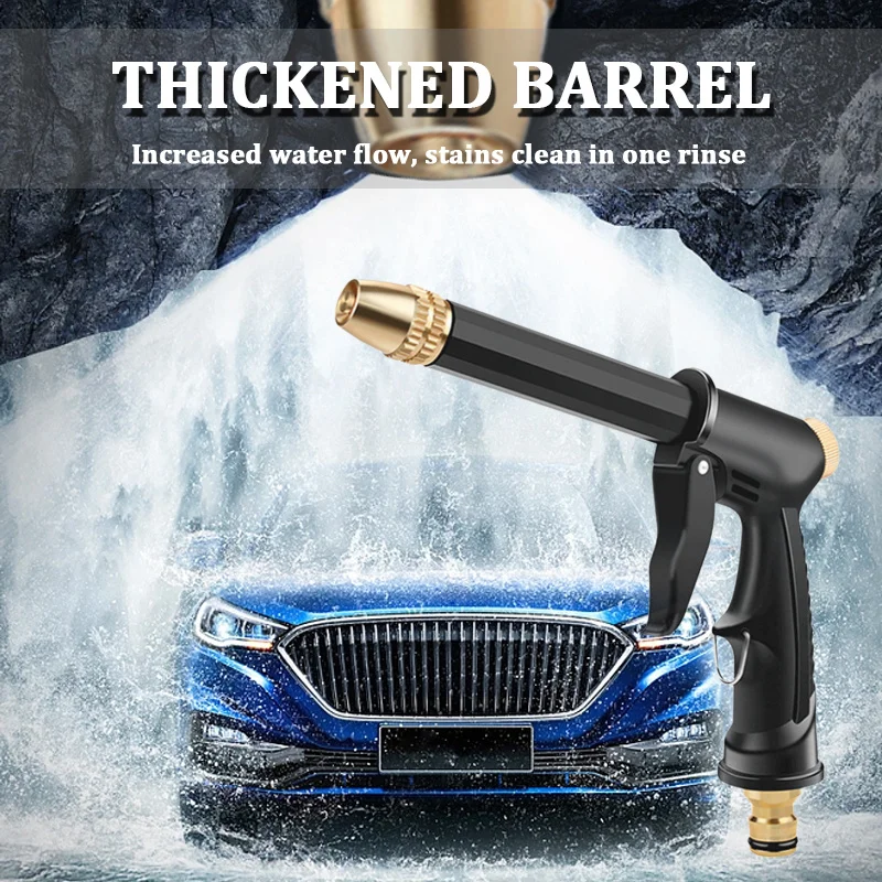 High Pressure Washer Gun Patterns Car Wash Machine Garden Watering Hose Nozzle Sprinkler Universal Car Washing Kit image 5