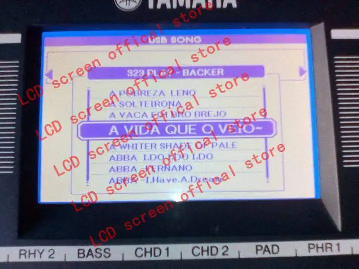 Imagem -03 - Tela Lcd Original para Yamaha Substituição do Reparo Psr S500 S550 S650 Mm6 mm Dgx520 Dgx620 Dgx630 Dgx640