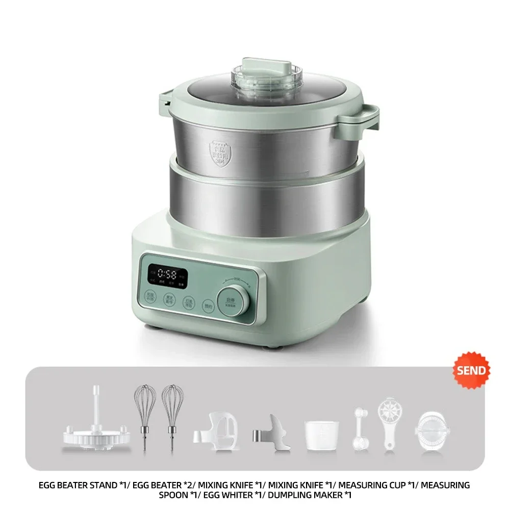 5L Multifunction Dough Mixer Commercial Automatic Kneading Dough Electric Dough Mixer Blender