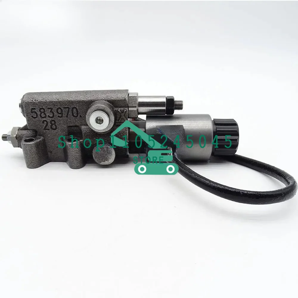 2590907 259-0907 Fan Pump Solenoid Valve Fit E345D E330D E336D Pump Control Valve 58397028 583970
