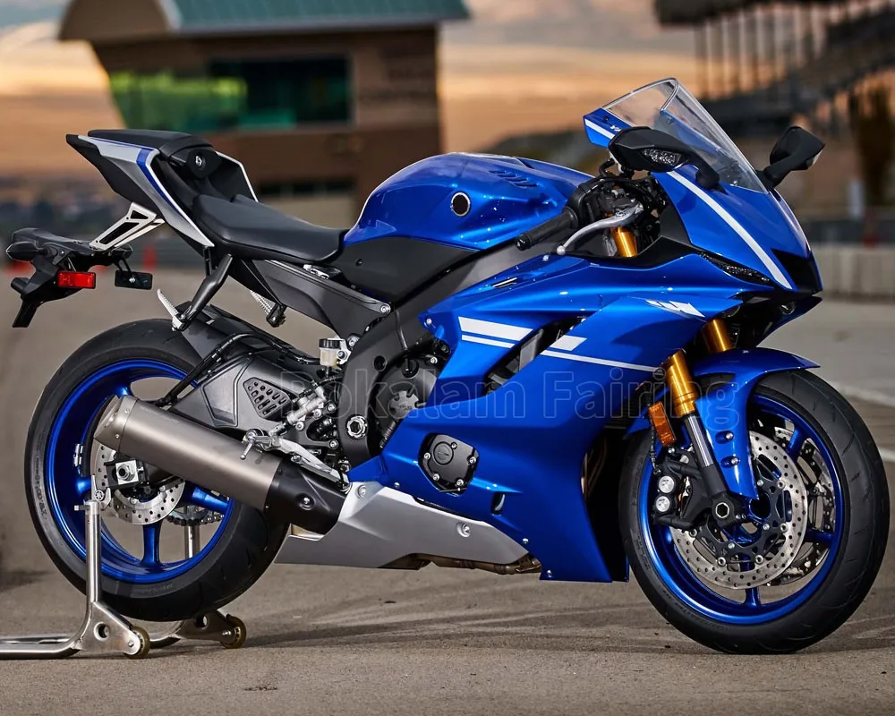 New Body Kit For YZF600 R6 2017 2018 2019 2020 YZF-R6 17 18 19 20 Blue ABS Bodyworks Motorcycle Fairing Kit (Injection Molding)