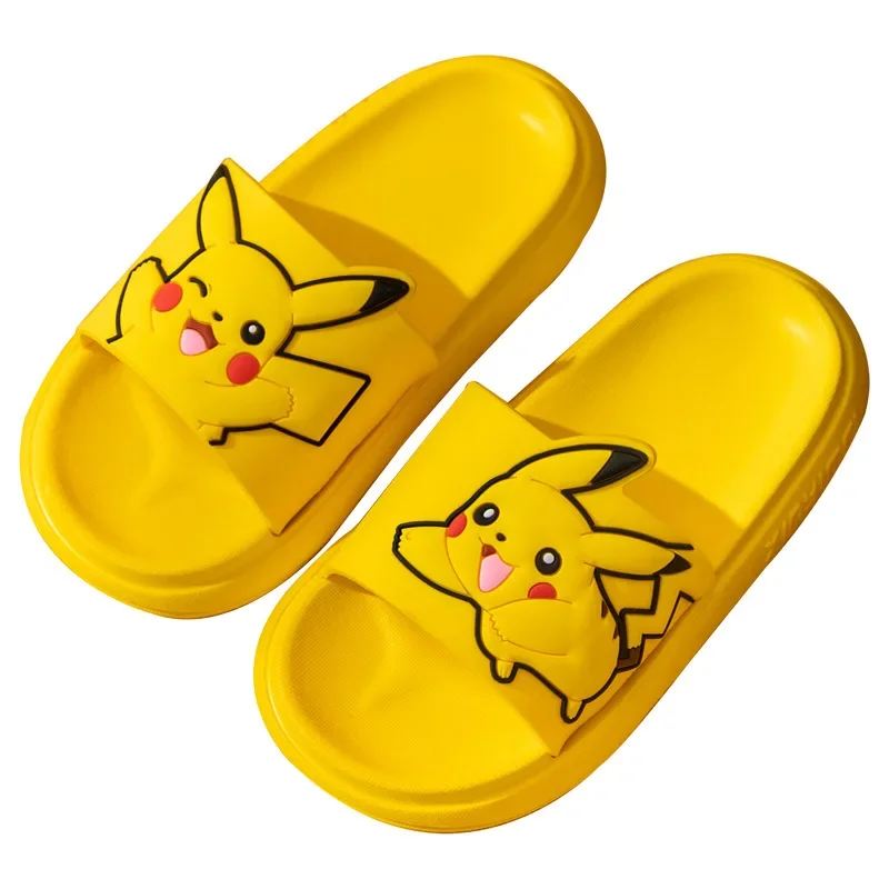 Pokemon estate pantofole per bambini per uomo e donna indoor antiscivolo Pikachu Squirtle Charmander sandali da bagno per bambini