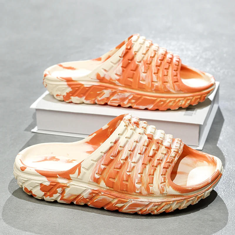 Men's camouflage flip-flops, EVA material, thick sole, anti-slip, wear-resistant, stylish sandals