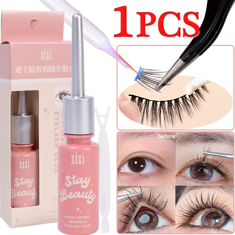 Quick Dry Invisible False Eyelash Glue Styling Transparent Natural Fake Eyelashes Extension Glue Self Adhesive Waterproof Makeup