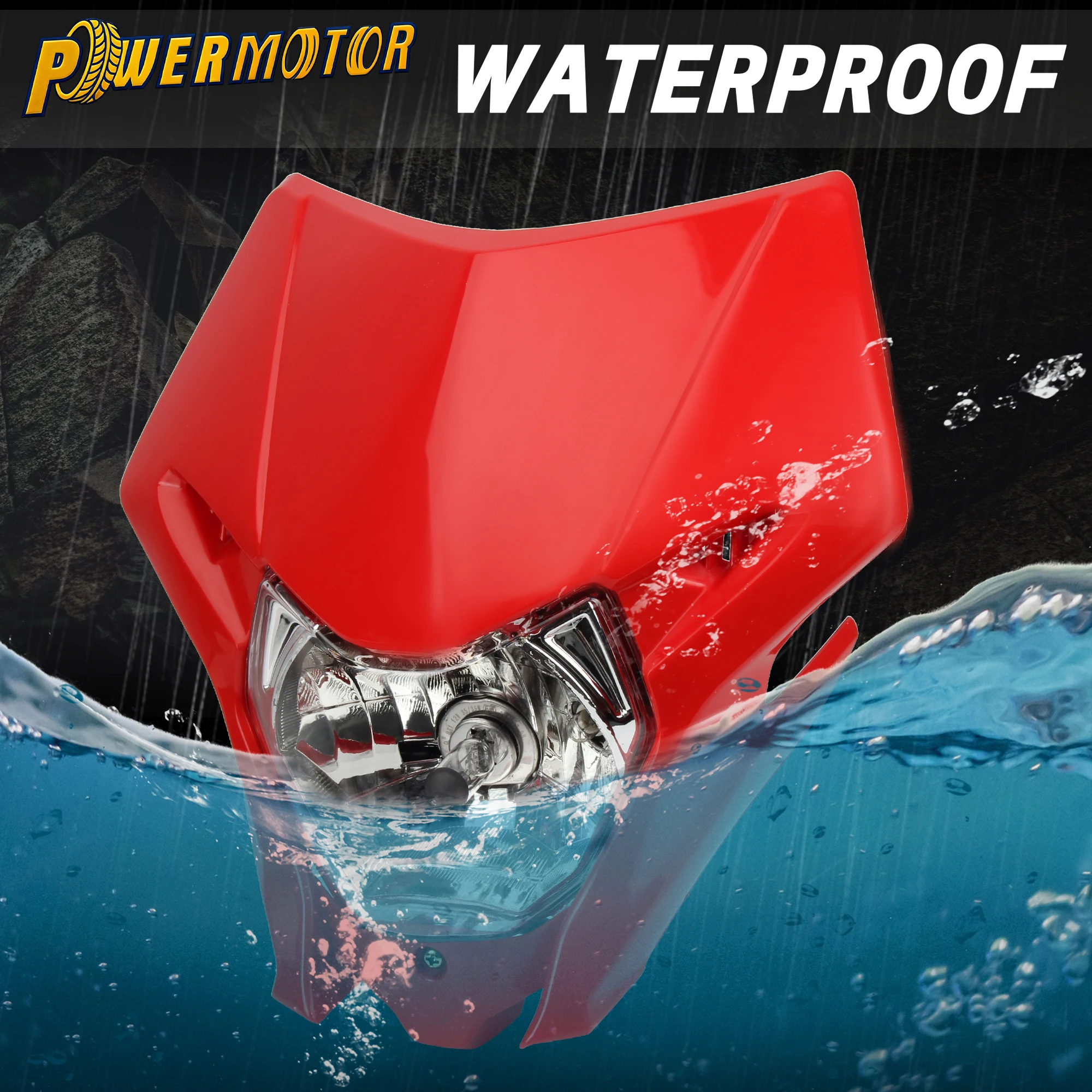 

Motorcycle H4 Halogen Headlight Accessories DirtBike Motocross Headlamp For Honda CRF150 CRF250 CRF450 CRF 150 250 450 R L F X M