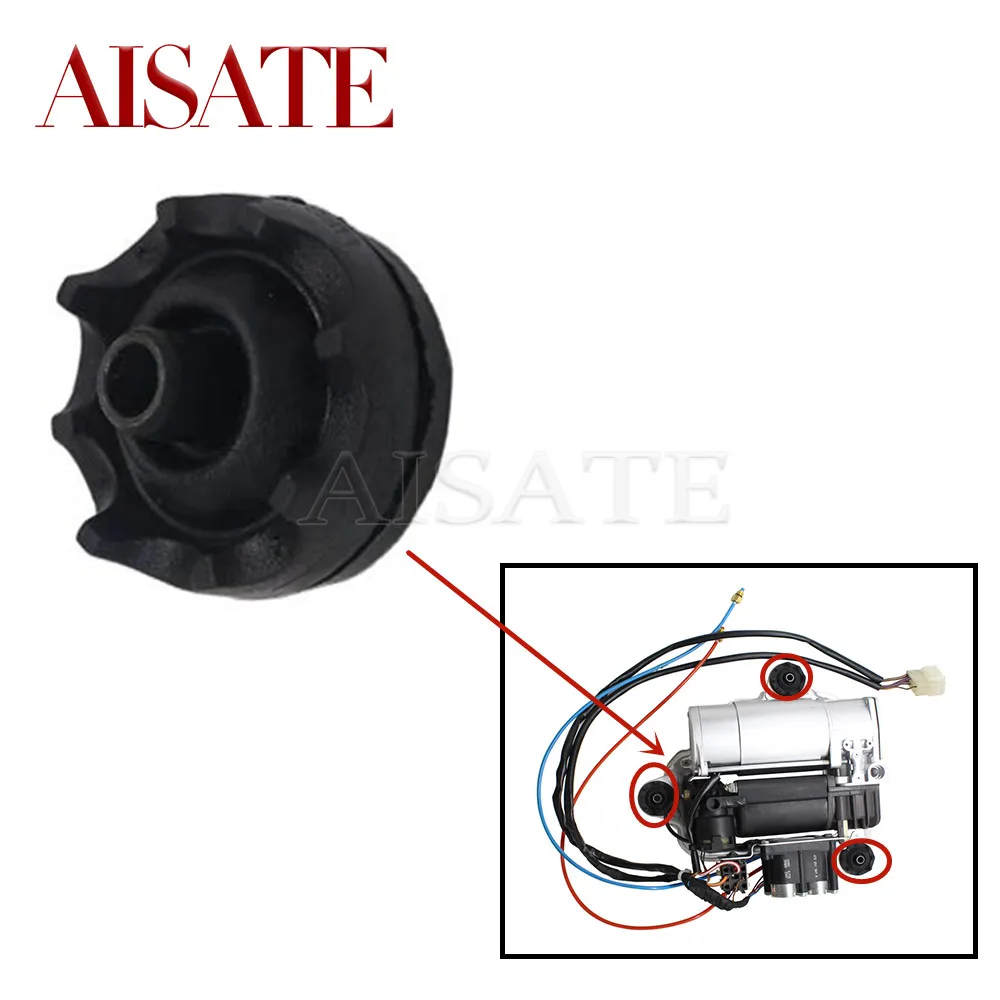 Air Suspension Compressor Repair Kits For Bmw E39 X5 E53 7-Series E66 E65 Air Pump Bracket Rubber Mounting 37226787616 LR006201