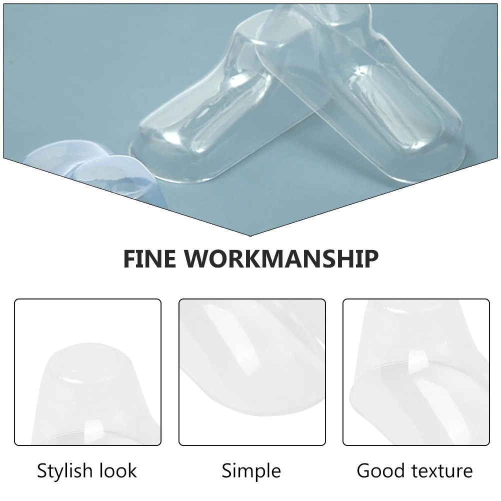 

100pcs Baby Socks Display Holder Clear Shoes Stand Clear Plastic Shoe Stands Kids Shoes Molds Eco Friendly Durable