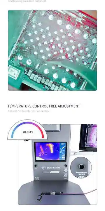 TBK R2201 Intelligente Infrarot-Laserschweißmaschine BGA Rework-Maschine Laser-Entlöt-Entlötmaschine für die Telefonreparatur