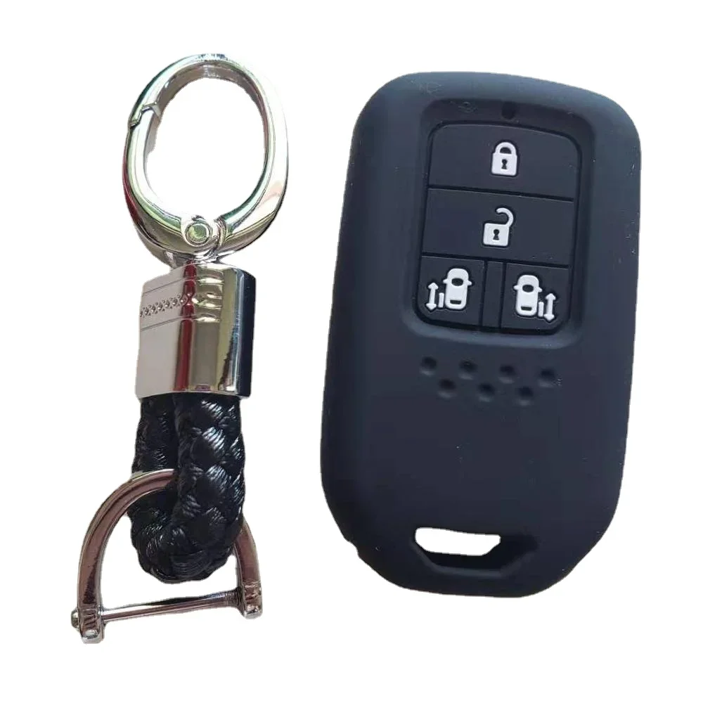 Smart Car Key Fob Case Cover For HONDA STEPWGN Odyssey Freed Elysion MPV 4/5 Button Silicone Holder