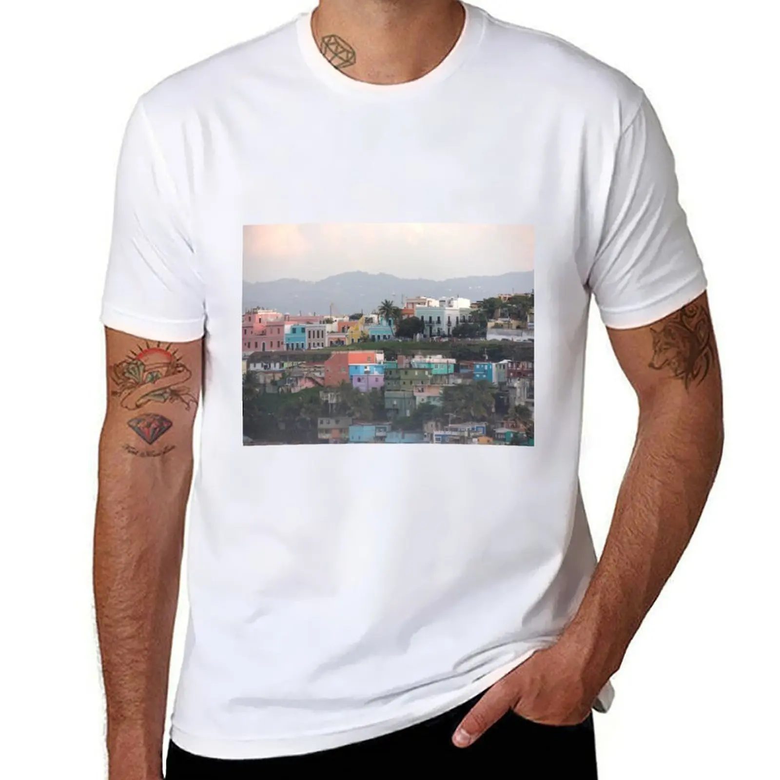 

Puerto Rico- Capital of San Juan island, US Virgin Islands T-Shirt g man t shirts for men funny t shirts man T-Shirt