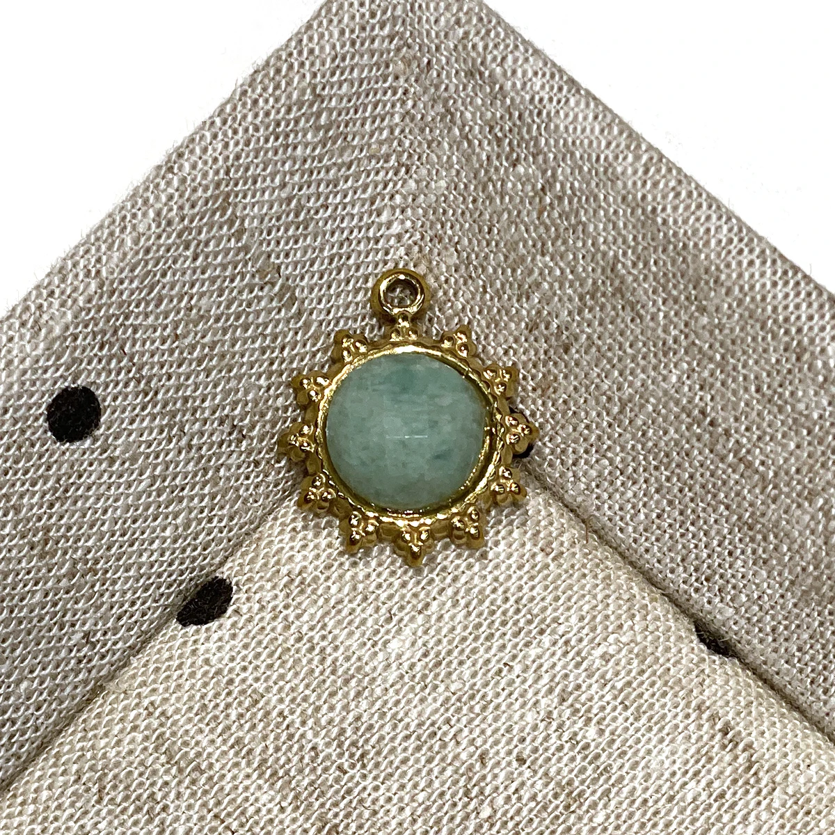DIY Small Pendant Natural Stone Sun-Flower Pendant 15x18mm For Jewelry Making DIY Necklace Bracelet Earrings Accessory