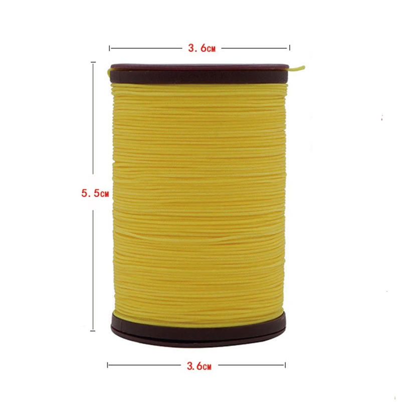 0.7mm 55M Leather Round Waxed Thread Polyester DIY Leather Craft Sewing Line Wax Thread
