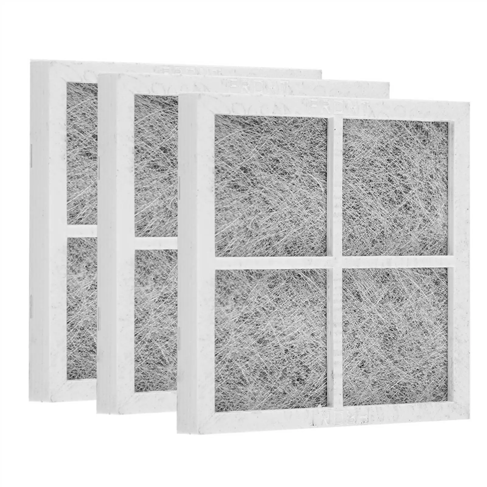 3 Stück Luftfilter-Ersatz für LG LT120F Elite 469918 Kühlschrank-Gefrierschrank-Filterersatz