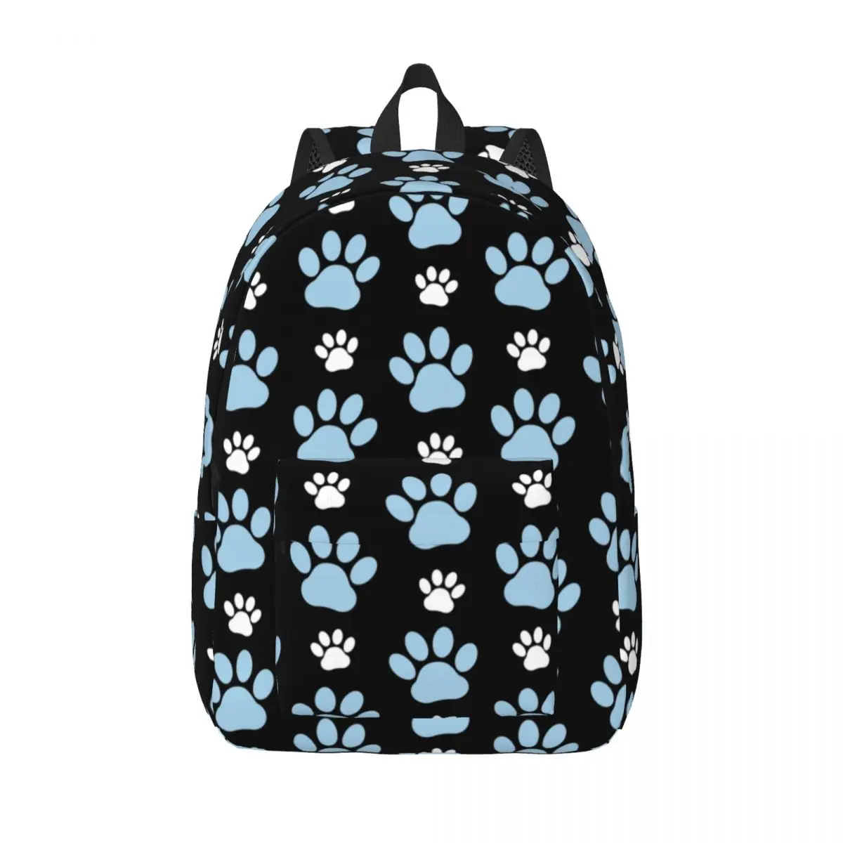 

Pattern Of Paws Blue Paw Travel Canvas Backpack Women Men School Computer Bookbag Dog Animal Dogs College Student Daypack Bags