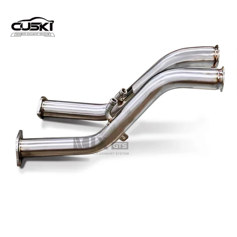 High Performance straight through cat free downspout suitable for Infiniti Q50 Q60 3.0T quality stainless steel Exhaust auto par