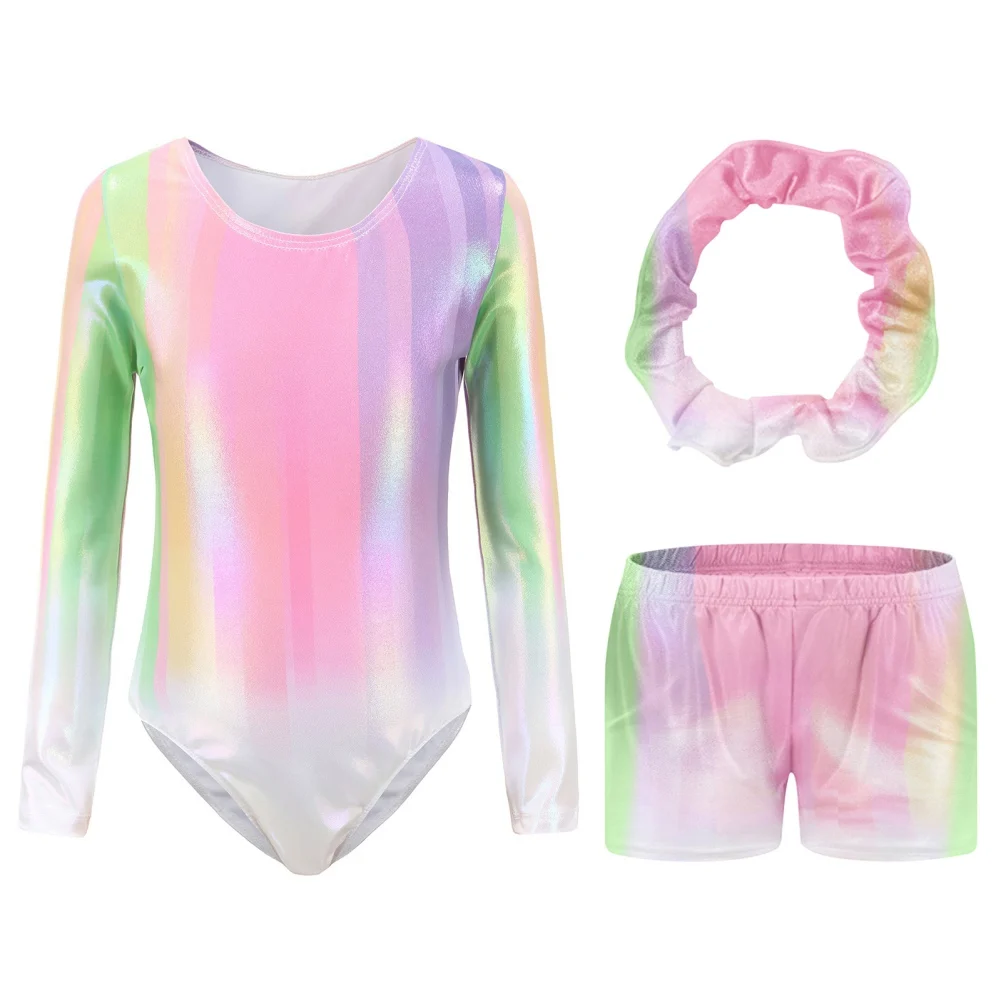 

Brethable Leotards for Girls Gymnastics Fashion Casual Tumbling Shorts Bottoms 5-12 Years Dancewear