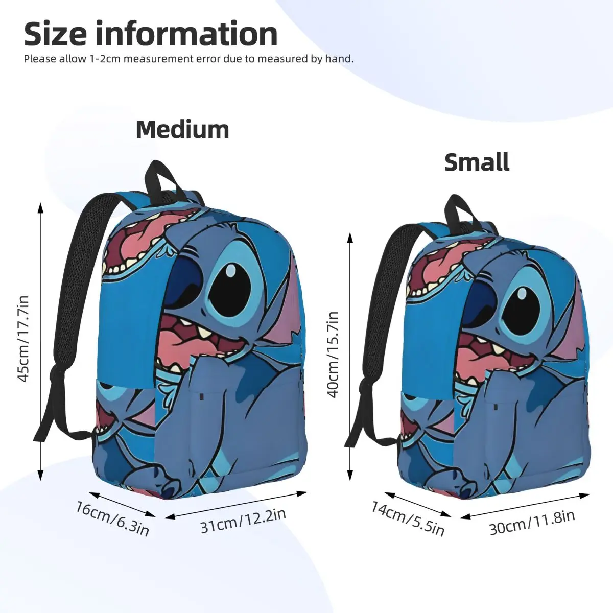 Stitch tas punggung Twerking, tas buku murid sekolah menengah tinggi, tas Harian luar ruangan remaja