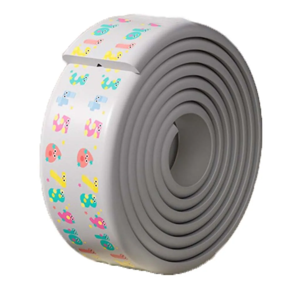 

Double-sided Tape Baby Anti-collision Strip Traceless Cartoon Table Corner Protective Cover Yellow Grey NBR Edge Corner Walls