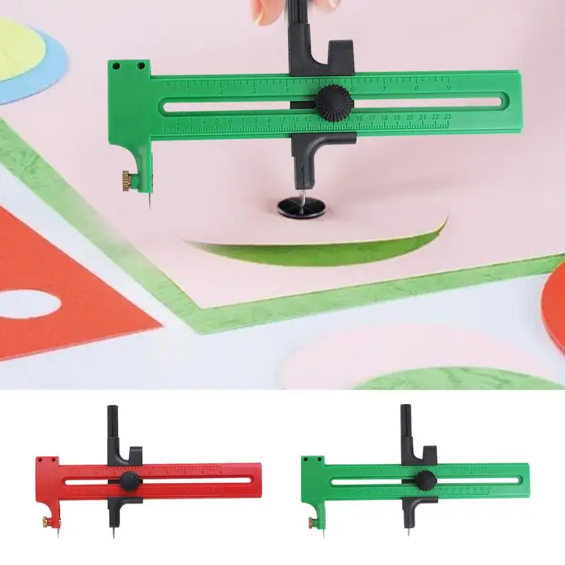 

Rotary Compass Cutter Rotary Compass Circles Paper Cutter Compact Design Art Craft Tool For Teaching Purpose Model Making And