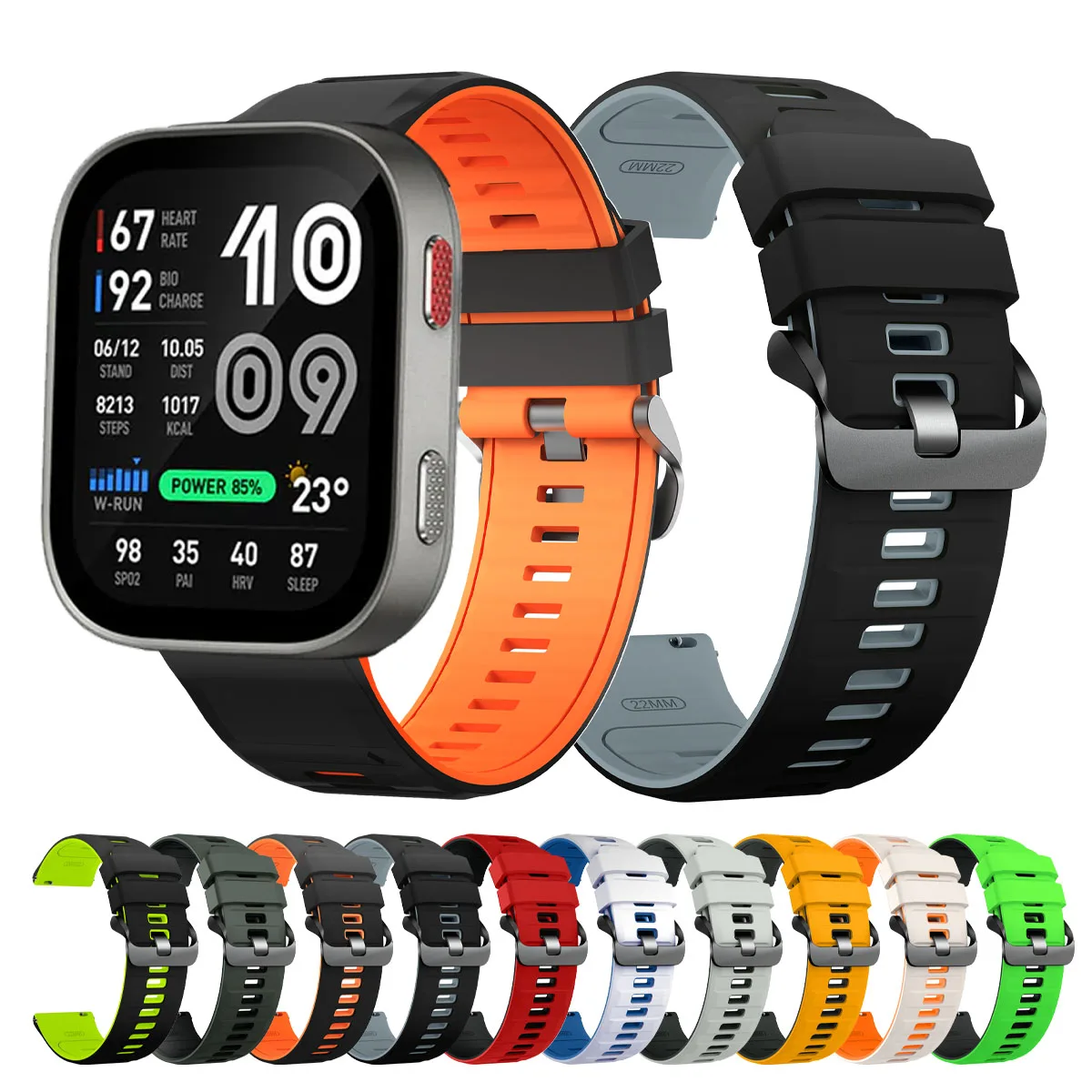 22mm Watch Strap for Amazfit Cheetah 2 Ultra 48mm/BALANCE 2/Bip 5 6 Max/GTR 2 3 4 3pro Replacement Bracelet Garmin Venu 4 3 Band