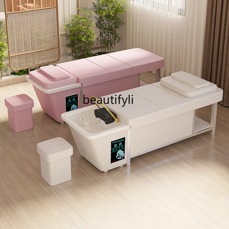 

Water Storage Type Water-Free Fumigation Massage Water Circulation Physiotherapy Bed Thai Head Therapy Shampoo Chair