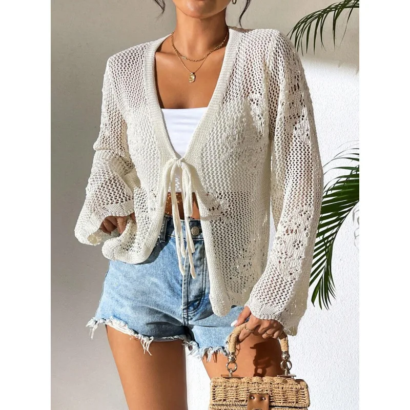 

Hand Crochet Flower Sweater Women's Knitted Pullover Spring 2026 Fashion Casual Comfortable Breathable Soft Touch